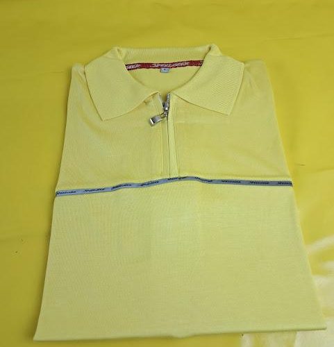 Opel Speedster Collection Polo Shirt T-Shirt Größe M limone mit Reißverschluss Original