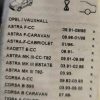Bremsbacken Opel Corsa A B C Kadett E Astra F Tigra B 200x28 GM 91158363 hinten Neu Original