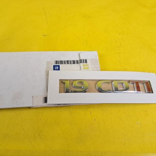 Emblem 1.9 CDTI Opel Vectra A Signum 1,9 Diesel Schriftzug chrom / rot Original Neu