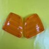 NEU + ORIGINAL Mercedes Benz W116 Blinkerglas Set Blinker Glas S-Klasse DB350