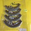 NEU / NOS Bremsbackensatz hinten Textar für Fiat 128 mit Excenter