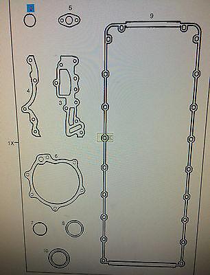 OPEL Satz Dichtung Steuergehäuse Kurbelgehäuse Omega A / Senator B C30SE C30SEJ