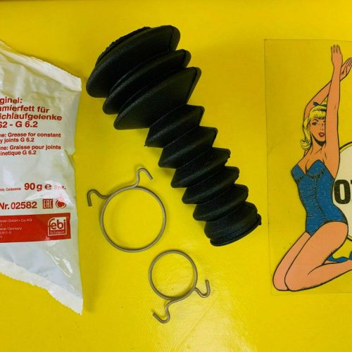 NEU Lenkmanschetten Opel Kadett A / B + GT Faltenbalg Lenkung + Schellen + Fett