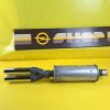 Auspuff Schalldämpfer Opel Commodore B GS CiH Chromendrohr doppelt Original Neu