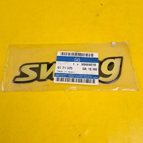 Aufkleber Emblem SWING Opel Corsa A Kadett E GM 90444618 Original Neu