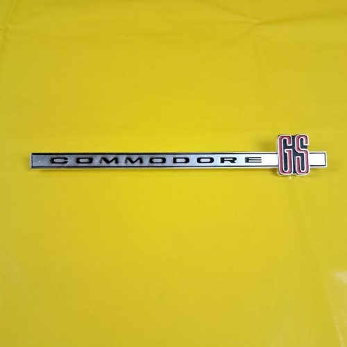 Schriftzug Handschuhfach Opel Commodore A GS Name plate Original Neu