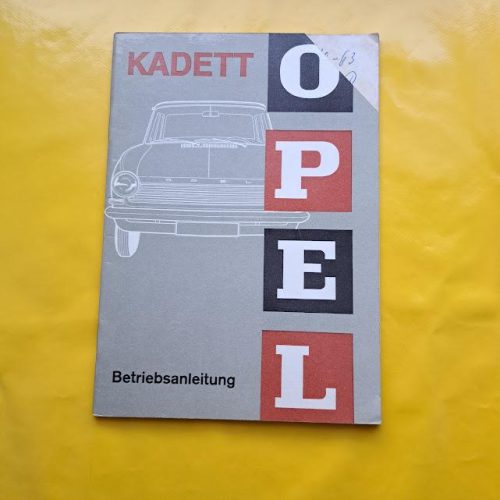 Betriebsanleitung Opel Kadett A 1963 Handbuch Bedienungsanleitung Bordmappe Original