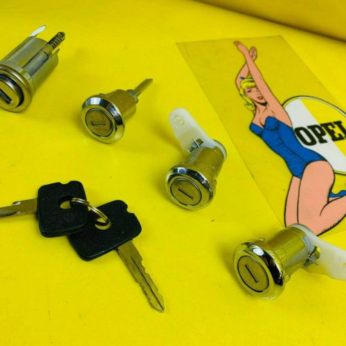 SET Schließzylinder Tür Zündschloss Kofferdeckel Opel Ascona + Manta B Kadett C