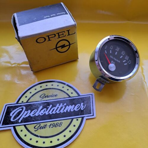 Druckmesser Öldruck Zusatzarmatur lbs Opel Manta A / Ascona A / GT Original Neu