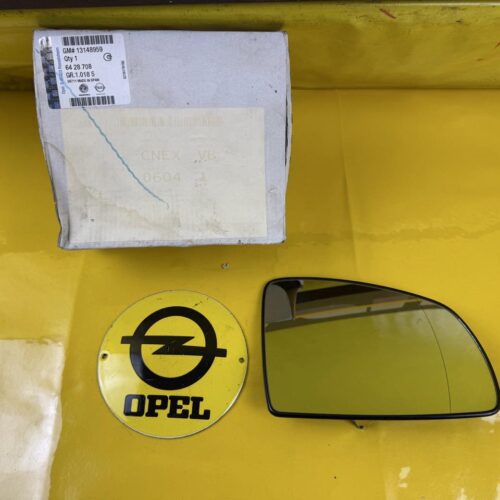 Spiegelglas rechts RL Opel Meriva A MK1 Vauxhall Rechtslenker GM 13148959 Orig. + Neu