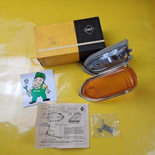 Blinker Glas Gehäuse Dichtung rechts Opel Rekord A + B - komplett Original Neu