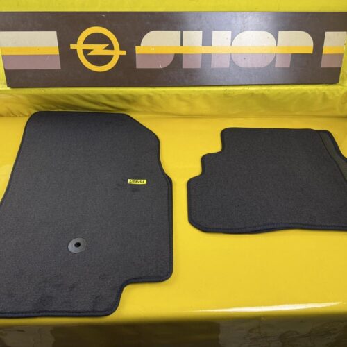 Fussmatten Satz Opel Karl Teppichmatten vorne hinten Schwarz 39090614 Orig. + Neu
