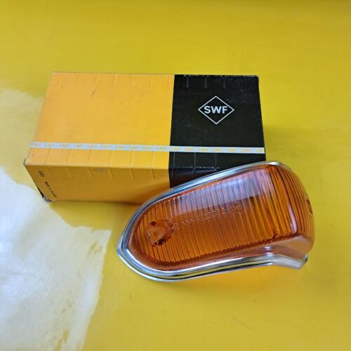 Blinker Glas Chrom rechts Opel Rekord A + B Limousine Coupe Blinkerglas Original Neu