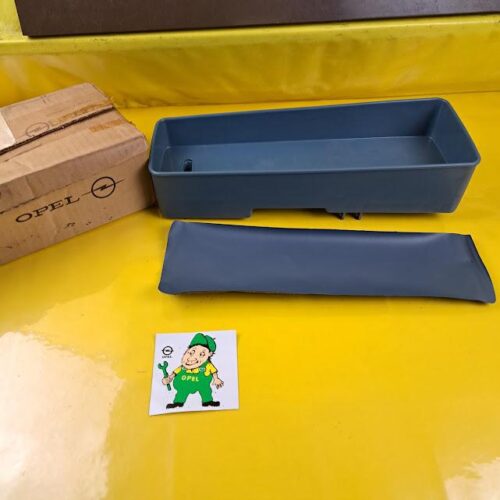 Ablage Kasten Opel Rekord C Ablagefach Tunnelkonsole blau Compar Box Original Neu