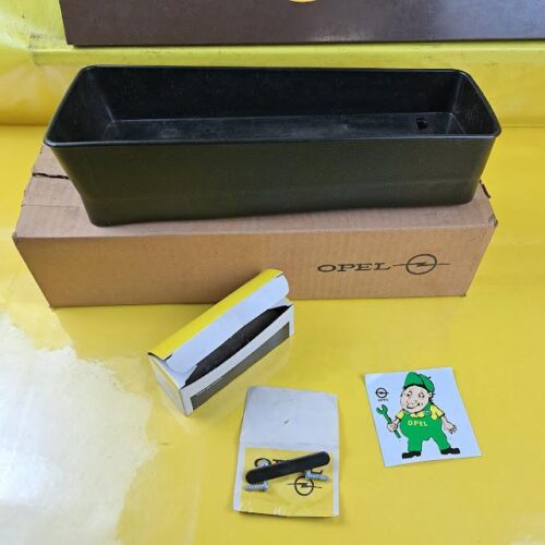 Ablage Kasten Opel Rekord C Ablagefach Tunnelkonsole schwarz Compar Box Original Neu