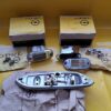 Set Beleuchtung Stoßstange Innenraum Opel Olympia Rekord P2 Chrom Original teils Neu