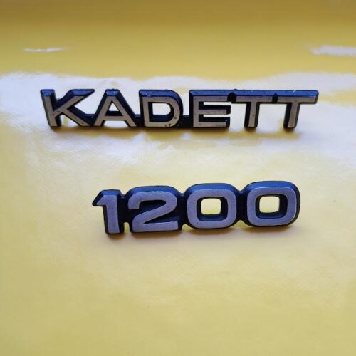 Emblem Schriftzug Chrom Opel Kadett C 1200 Limousine Coupe Embleme Kofferdeckel Original