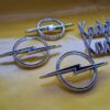 Emblem Schriftzug Chrom Opel Kadett B Limousine Kombi Set Embleme Original