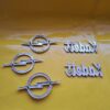 Emblem Schriftzug Chrom Opel Kadett B Limousine Kombi Set Embleme Original