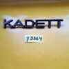 Emblem - KADETT - Opel Kadett C Limousine Coupe Aero Schriftzug Kofferdeckel Original Neu