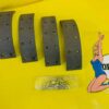 NEU Satz Bremsbeläge Opel Olympia Rekord P1 + P2 | 53-57 | Rekord A Bremsbelag