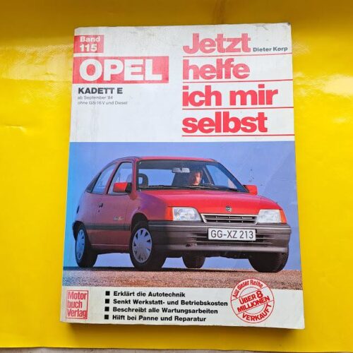 Jetzt helfe ich mir selbst Opel Kadett E Band 115 Reparaturanleitung Buch Wartung