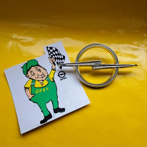 Emblem Motorhaube Kofferdeckel Opel Kadett B / Rekord C / Commodore A Original Neu