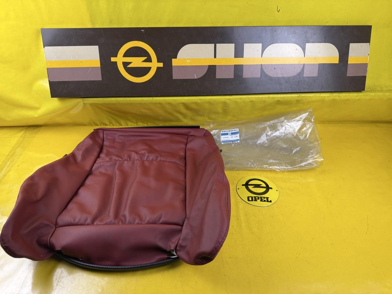 ID_138407_orig-1.jpg Sitzbezug Opel Astra G Coupe Cabrio Sitzkissen rechts rot Leder GM 93172816 Orig. + Neu