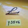 Emblem - L - Opel Kadett A Schriftzug Chrom auf Seitenwand Kotflügel Original Neu