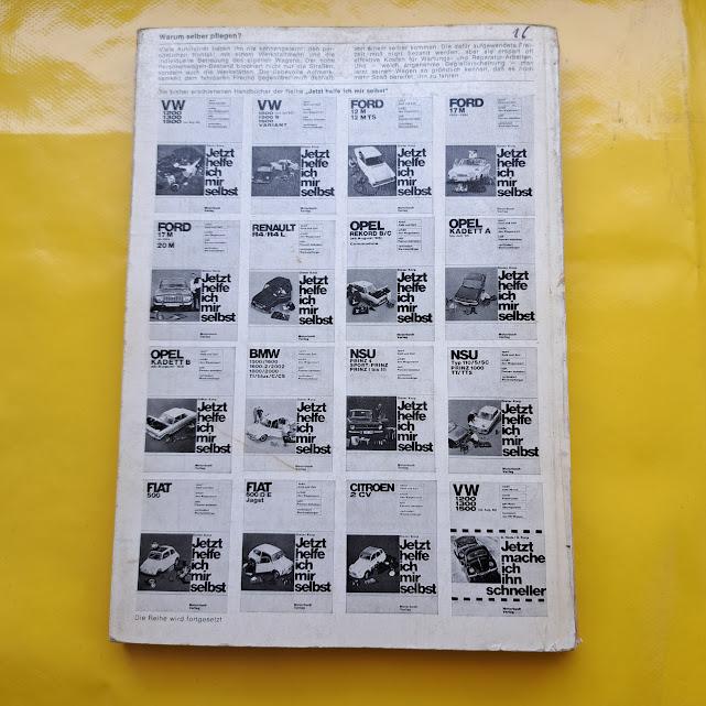ID_139091_orig.jpg Jetzt helfe ich mir selbst Opel Rekord bis Juli ´65 7. Auflage 1968 Reparaturanleitung