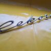 Satz Embleme Opel Rekord A / R3 Schriftzug Logo auf Kotflügel Schild Original