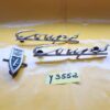 Satz Embleme - Coupe - Opel Rekord A + B Coupe Schriftzug Logo Original