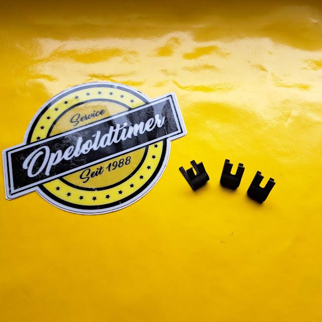 ID_139503.jpg Halteklammer Gasgestänge Opel Kadett A + B + C / GT / Blitz - Klammer 848501 Original Neu