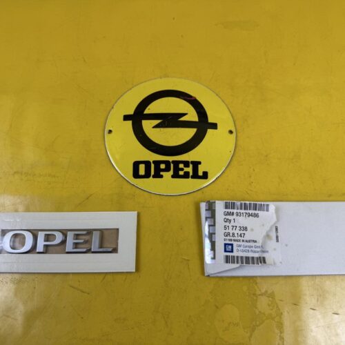 Emblem Opel Astra H Vectra C Zafira B Heckklappe Chrom 93179486 Orig. + Neu