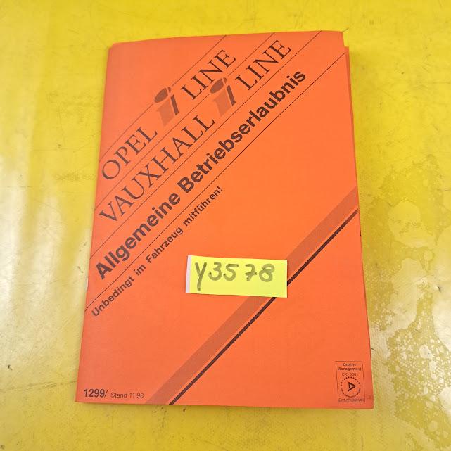 ID_139839.jpg Opel Vauxhall Allgemeine Betriebserlaubnis Irmscher Räder 6J x 15 H2 - 76110427