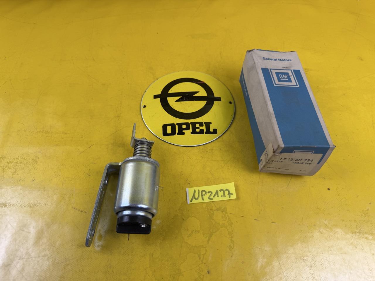 ID_139855.jpg Kofferraumentriegelung Elektromagnet Opel Ascona C Stufenheck GM 90141443 Orig. + Neu