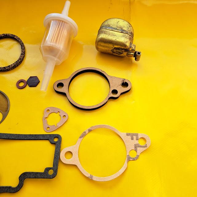ID_140269.jpg Vergaser Carter Benzinpumpe Reparatur Kit Opel Rekord 53-57 P1/P2/A Kapitän 51-63 Neu