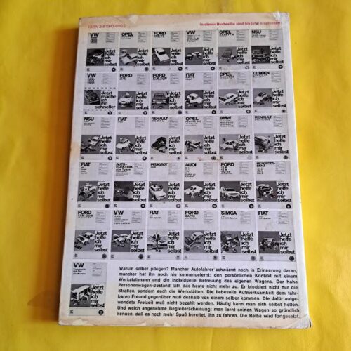 Jetzt helfe ich mir selbst Opel Kadett B ab August 65 Band 11 Pflege Wartung Buch