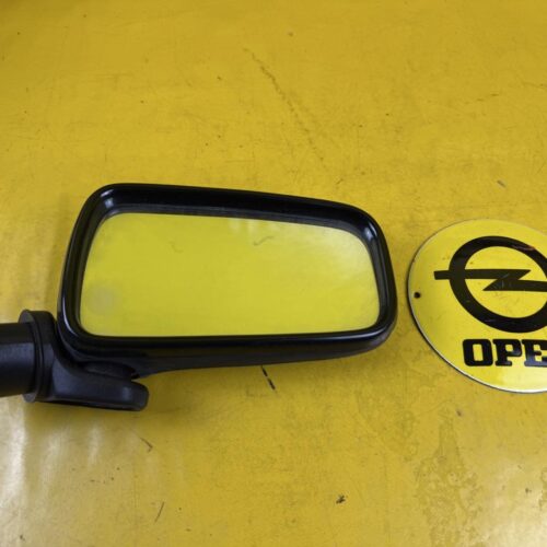 Spiegel rechts Opel Kadett D schwarz Kunststoff Außenspiegel Orig. + Neu