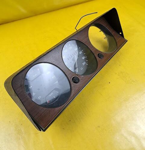 Tachoeinheit Opel Rekord D Tacho Armaturen Gehäuse W=788 Holzimitat Original