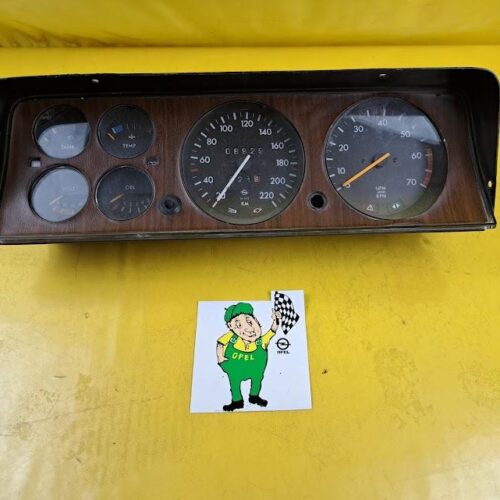 Armatur Holzoptik Opel Commodore B GS / GSE - Drehzahlmesser Zusatzinstrumente Original