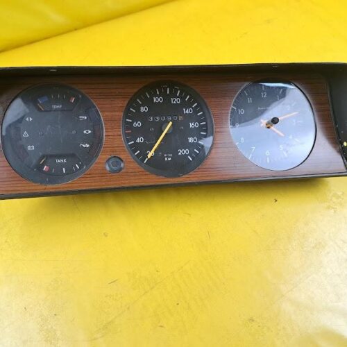 Tacho Armatur Opel Rekord D / Commodore B Holzimitat W=788 Tank Uhr VDO Original