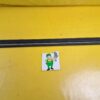 Zierleiste Opel Kadett E Hintertür rechts blaugrau Silberstreifen GM 90257132 Original Neu
