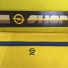 Zierleiste Opel Corsa A Vordertür links blaugrau blauer Streifen Merit GM 90477193 Orig. + NEU